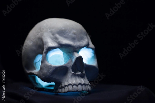 Obraz Светящийся череп