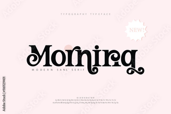 Fototapeta Vintage retro alphabet letters Font. Minimal modern urban fonts for logo, brand etc. Typography vector illustration
