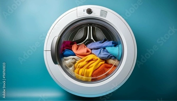 Obraz washing machine and laundry
