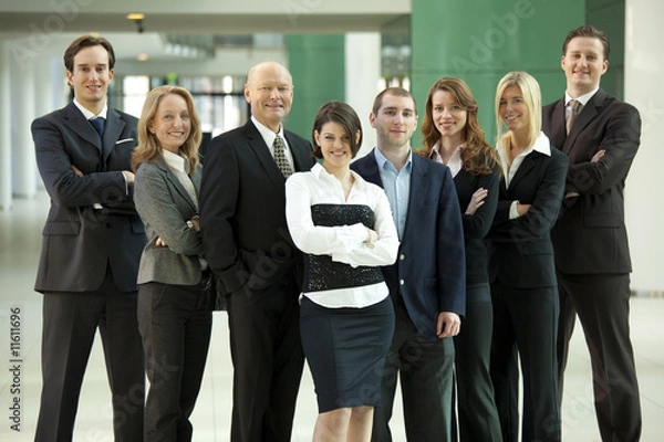 Obraz professor with his students