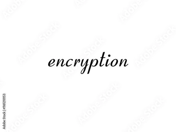 Fototapeta Encryption