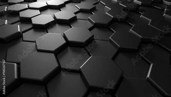 Fototapeta Abstract Hexagon Pattern Background Design