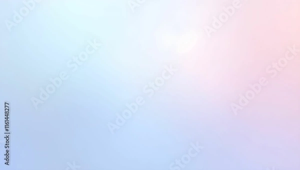 Obraz Smooth gradient background with pastel shades of pink, blue, and lavender for modern web design
