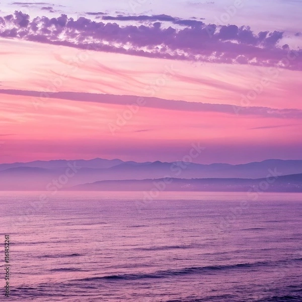 Fototapeta sunset over the sea