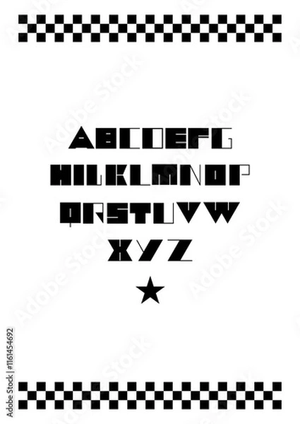 Obraz Alphabet Lettering