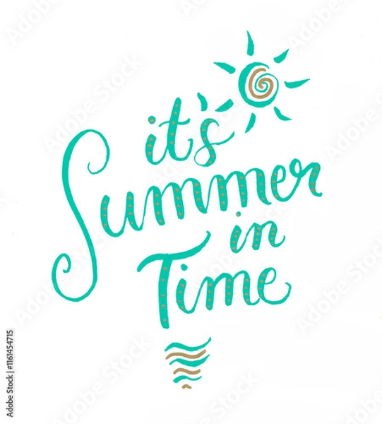 Obraz Summer lettering