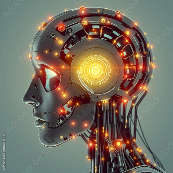 Obraz The robot brain