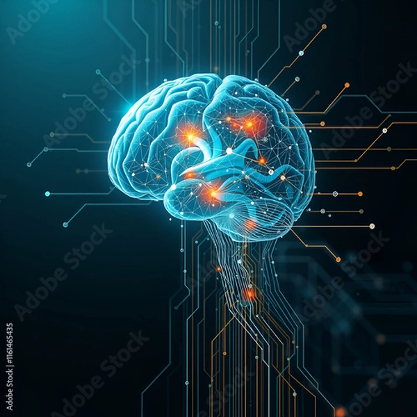 Obraz The robot brain