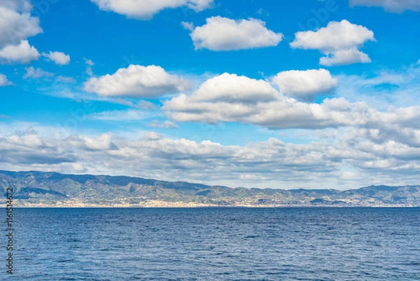 Obraz blue sky and clouds