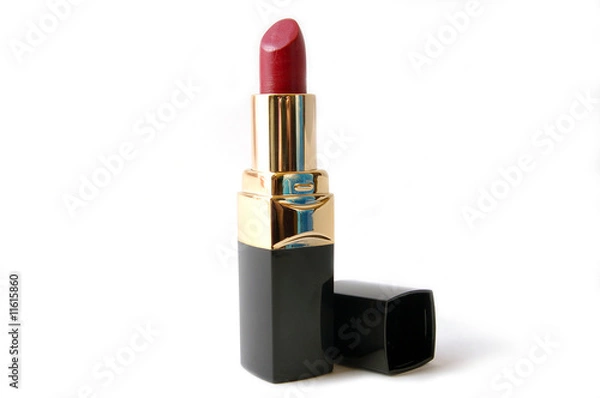 Obraz Lipstick on white background,isolated
