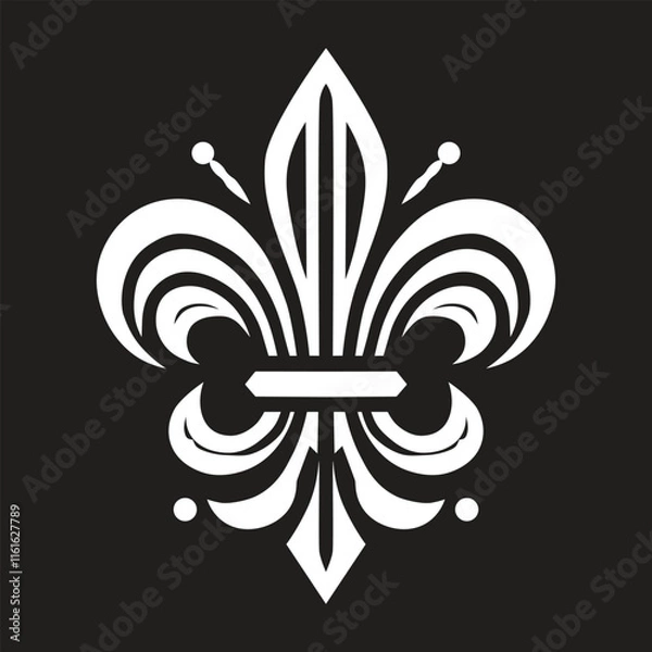 Obraz Fleur-de-Lis Symbol Dzigh Style 2
