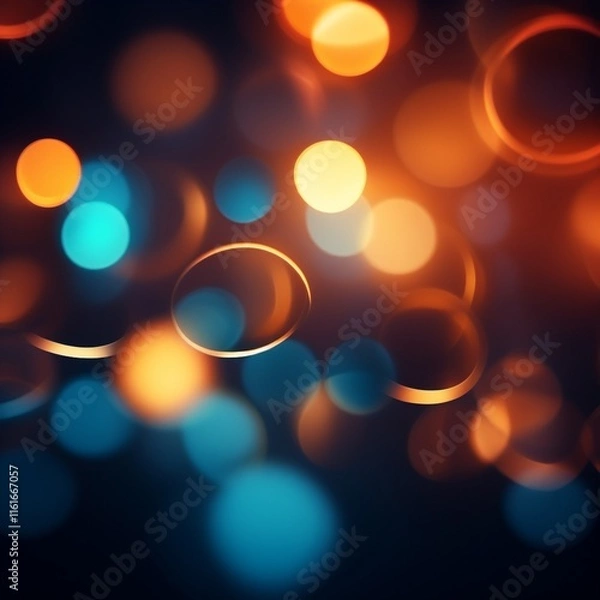 Obraz abstract background with circles