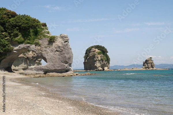 Obraz 北浜の洞門