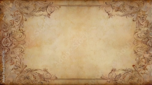 Fototapeta vintage retro fairy magic-lined page line pattern for text creative, backdrop, wallpaper