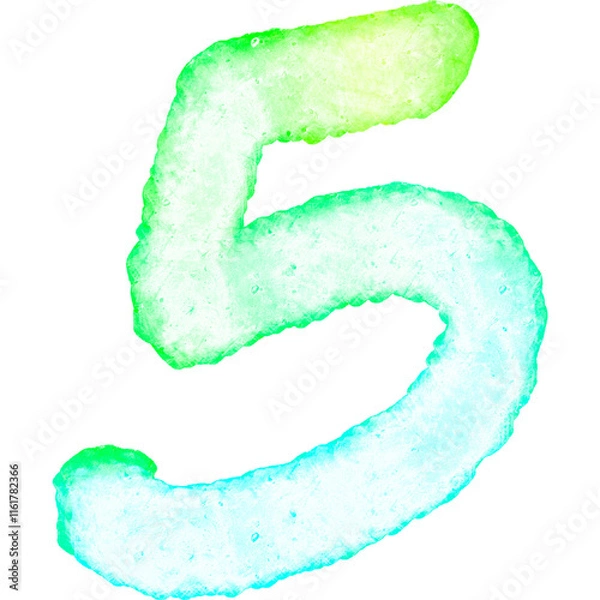 Obraz five number sign 