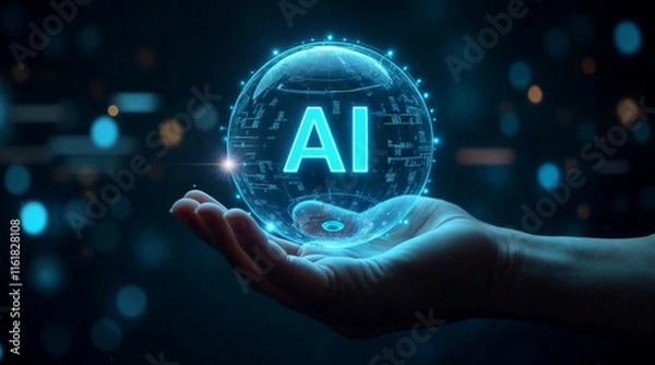 Fototapeta Artificial Intelligence: Redefining the Future