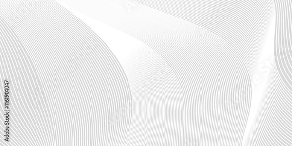 Fototapeta Premium background design with diagonal line pattern in grey colour. Vector white horizontal template for business banner, formal invitation backdrop, luxury voucher, prestigious gift certificate