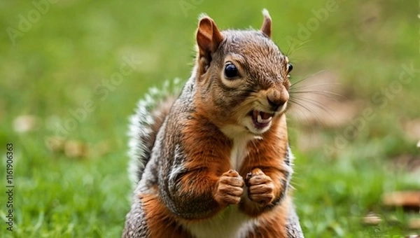 Obraz squirrel in the park