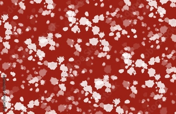 Fototapeta Seamless pattern texture  red and white background hand-drawn 