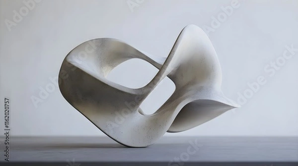 Obraz Pieces of abstract forms coming together to create a unified and fluid design
