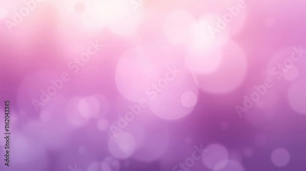 Fototapeta Abstract pink and purple background with soft bokeh lights creating a dreamy atmosphere