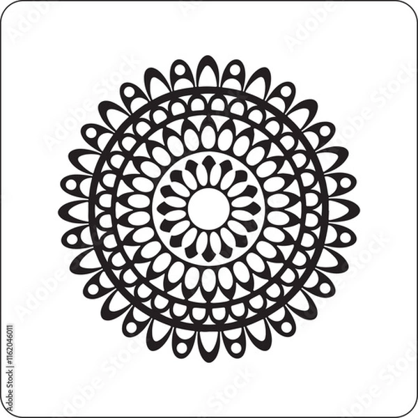 Obraz Intricate mandala art detailed geometric pattern