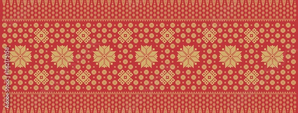 Obraz traditional pattern seamless songket