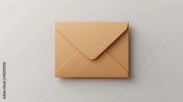 Obraz Rendered Envelope for Loan Payment Concept
