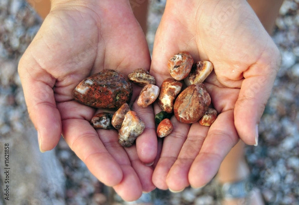 Obraz Agates In Hand