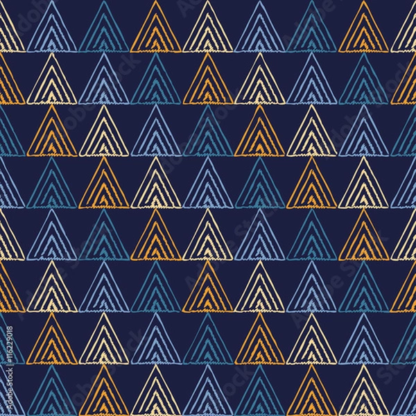 Obraz Ethnic boho seamless pattern. Print. Repeating background. Cloth design, wallpaper.