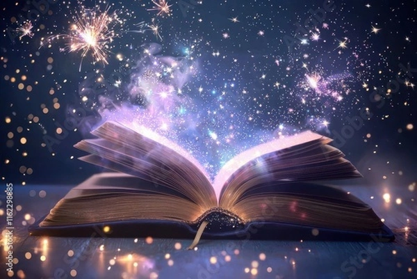 Fototapeta Captivating Bokeh Background Enhances Magical Experience