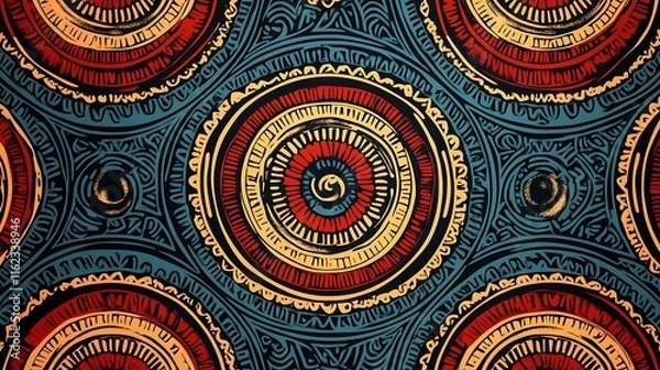 Fototapeta Textile motif design