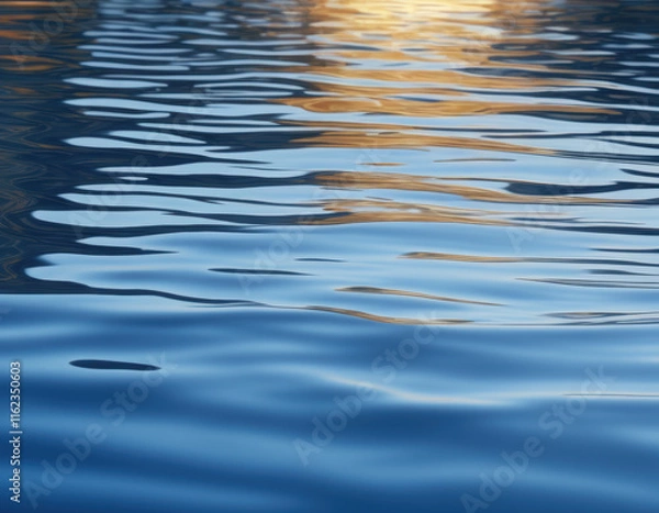 Fototapeta blue water reflection
