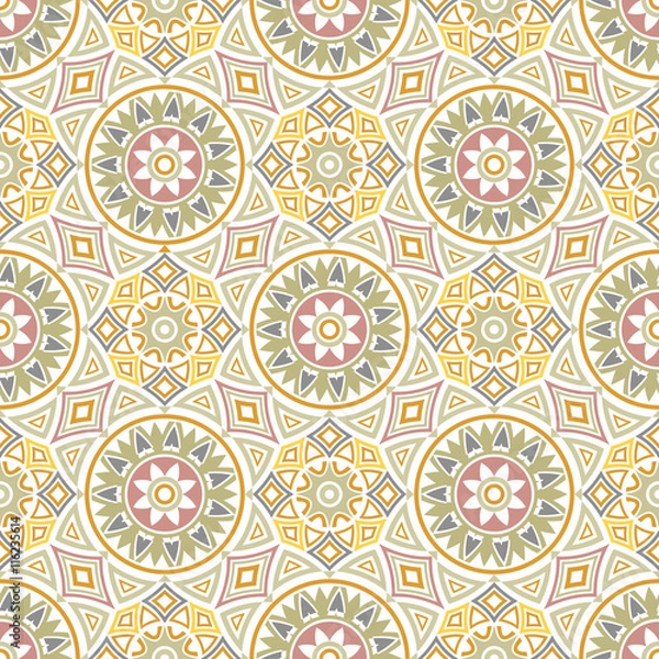 Fototapeta Seamless mandala pattern