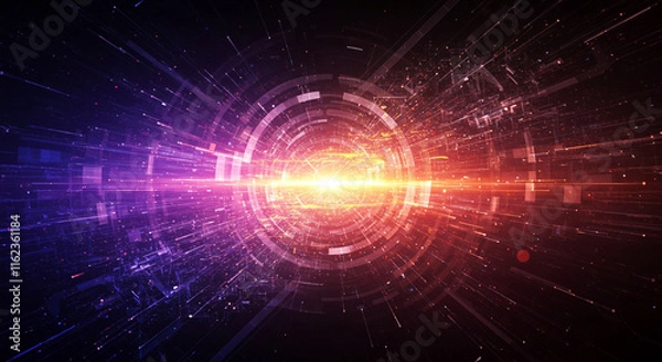 Fototapeta Abstract technology background