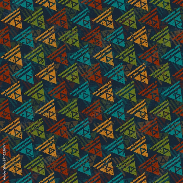 Fototapeta Seamless geometrical pattern