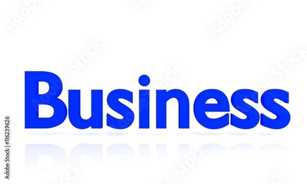 Fototapeta 3D rendering business.