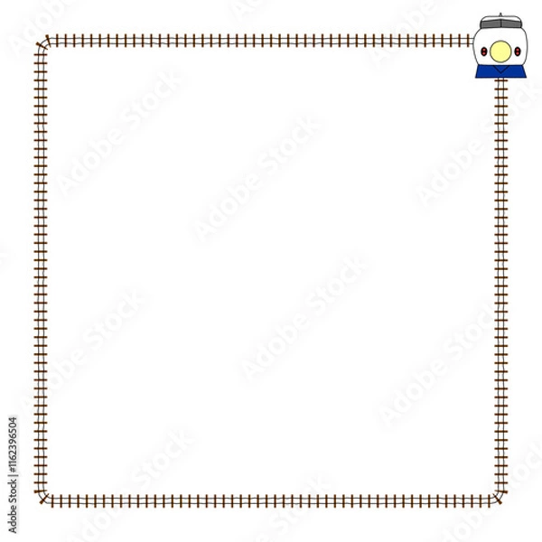 Obraz フレーム_新幹線