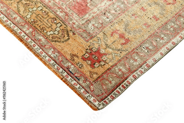 Fototapeta Textures and patterns in color from woven carpets