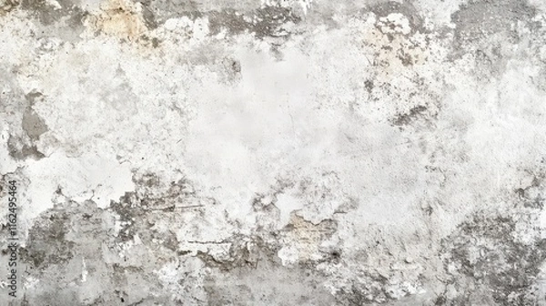 Fototapeta Textured Wall Surface with Faded Paint and Cracks
