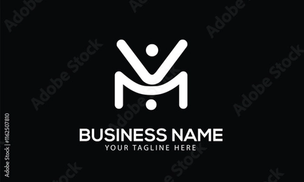 Obraz Alphabet BB creative monogram vector logo template