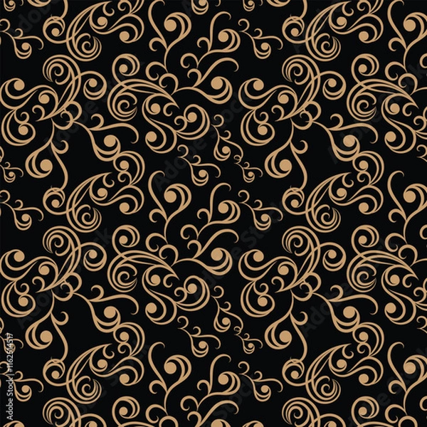 Fototapeta seamless pattern with spirals