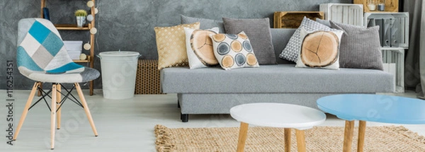 Fototapeta Modern style of a studio apartment