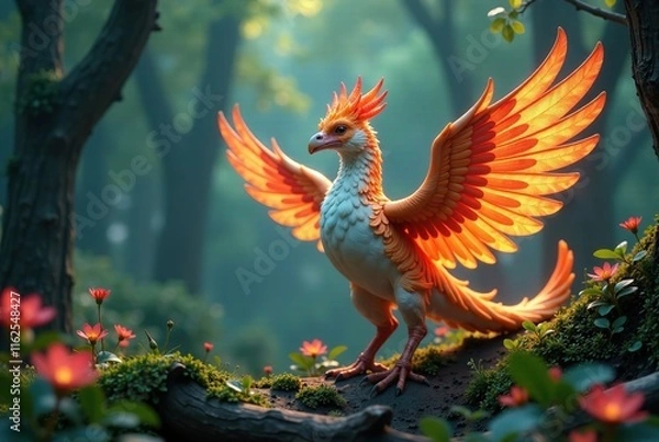 Obraz Majestic Forest Creature, Mystical Dream Landscape