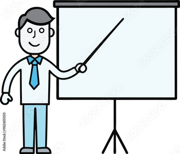 Fototapeta teacher in classroom