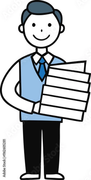 Fototapeta person with a book