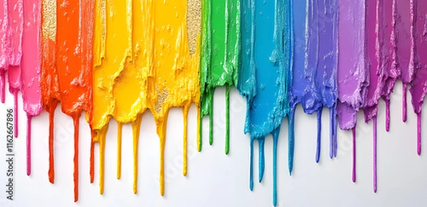 Fototapeta melting watercolor background with shades of all colours