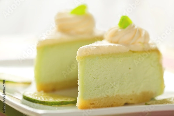 Obraz Key Lime Cheesecake