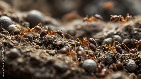 Obraz ants on the ground