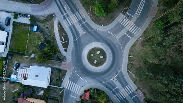 Fototapeta Rondo z drona